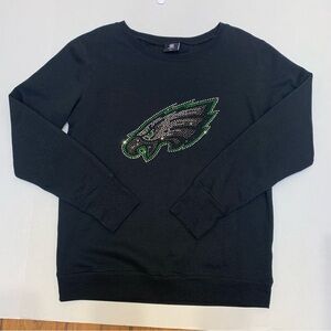 NFL Black Team Apparel  Eagles Cuce Women’s Sweatshirt Size XL